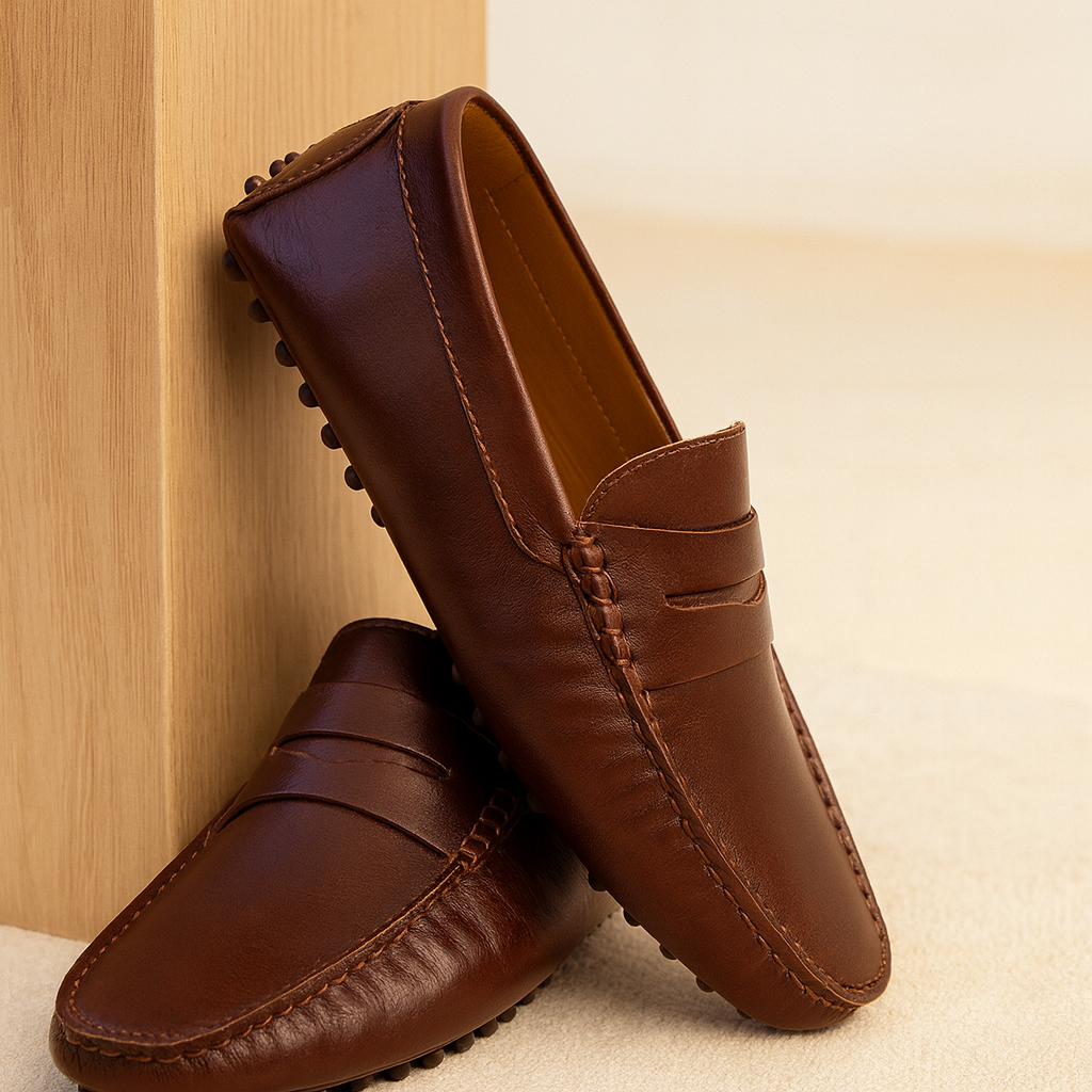 Ravaro | Herren-Loafer – Klassische Slipper zum Hineinschlüpfen