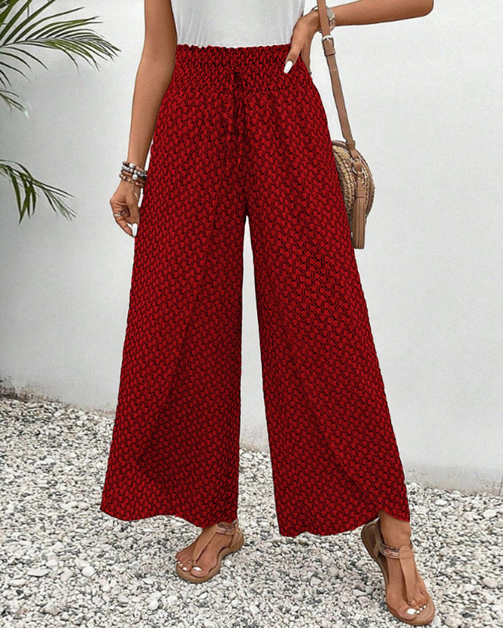 Maja Weite Beinhosen mit Geometrischem Druck
