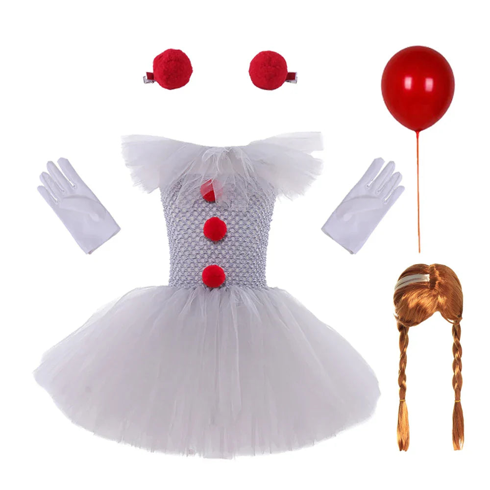 Charlotte Gruseliger Clown Tutu Kleid