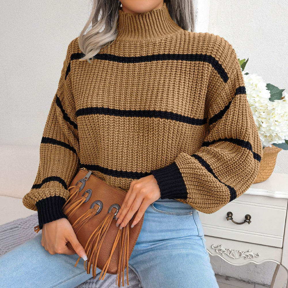 Katie Casual stribet Pullover