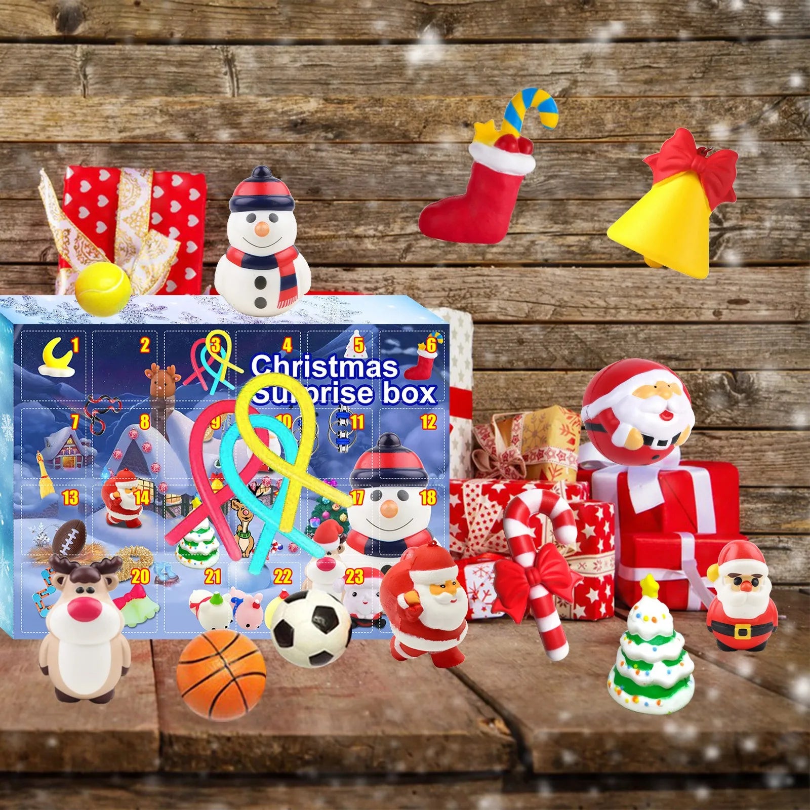 Überraschungs-Adventskalender Geschenkbox