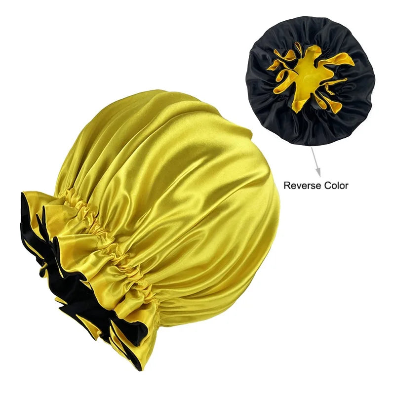 Helen - Stilvolle Satin Schlafhaube