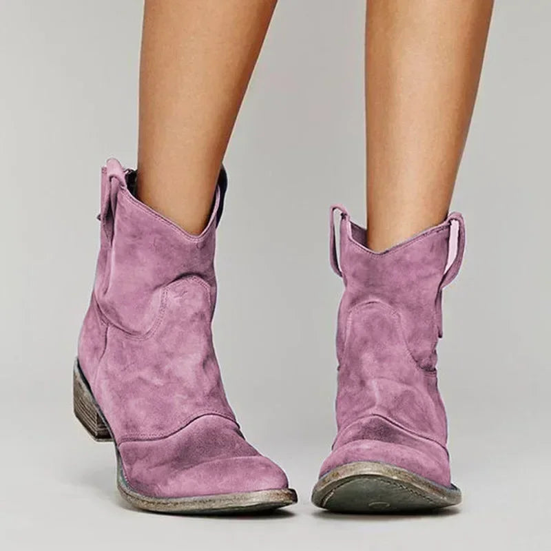 Rustler Vintage Western-Stiefel für Frauen – Bequemer Cowgirl-Stil bis zur Wade