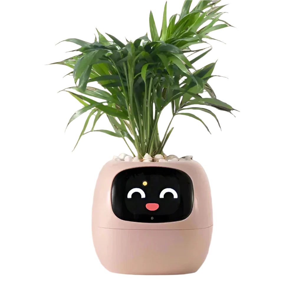 PlantPal Intelligenter interaktiver Topf – KI-gesteuerter Topf mit animiertem Display und Umweltsensoren