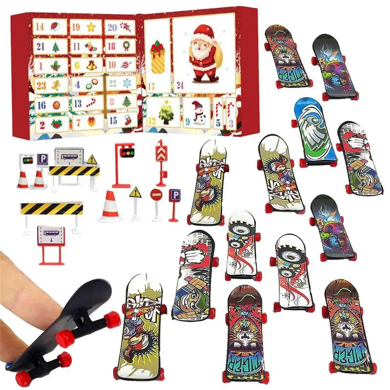 24-tägiger Finger Skateboard Adventskalender