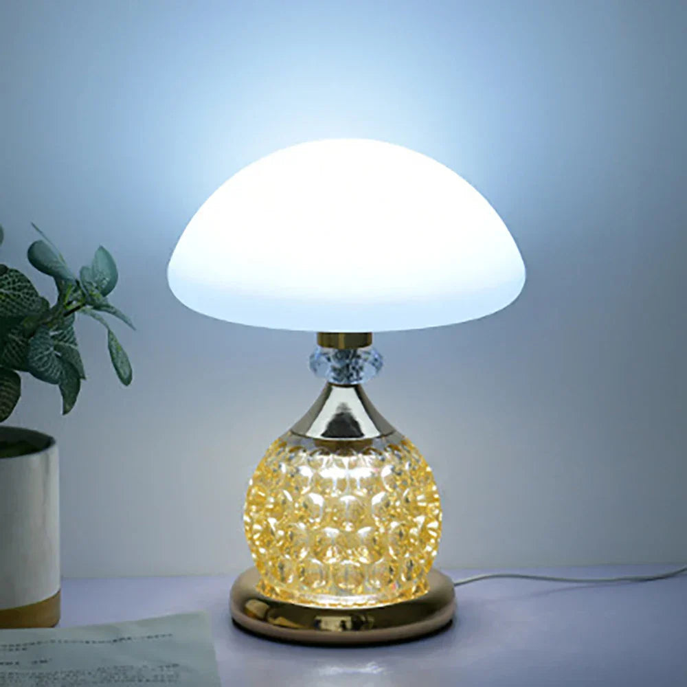 GlowCap USB-Tischlampe im Pilzdesign