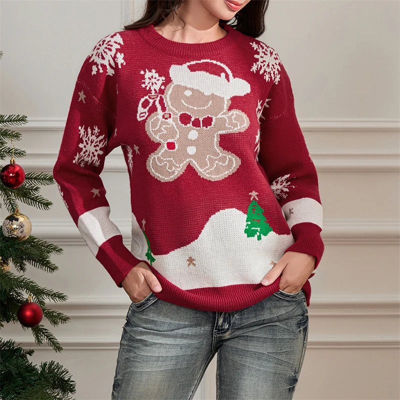 Ella-Pullover mit Lebkuchen-Print