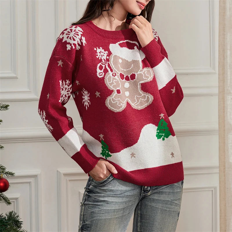 Ella-Pullover mit Lebkuchen-Print