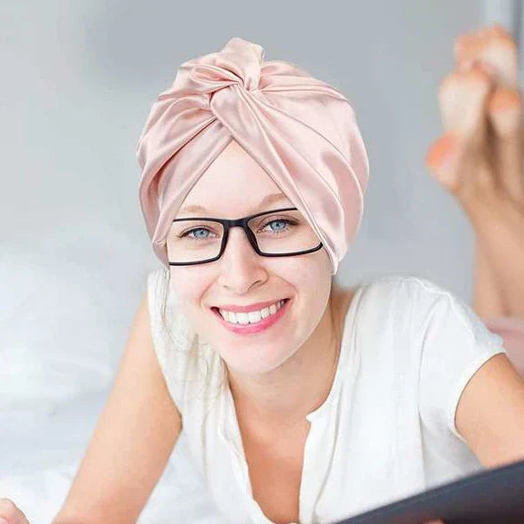Josephine - Luxuriöse Satin-Dreh-Turban-Haarverpackung