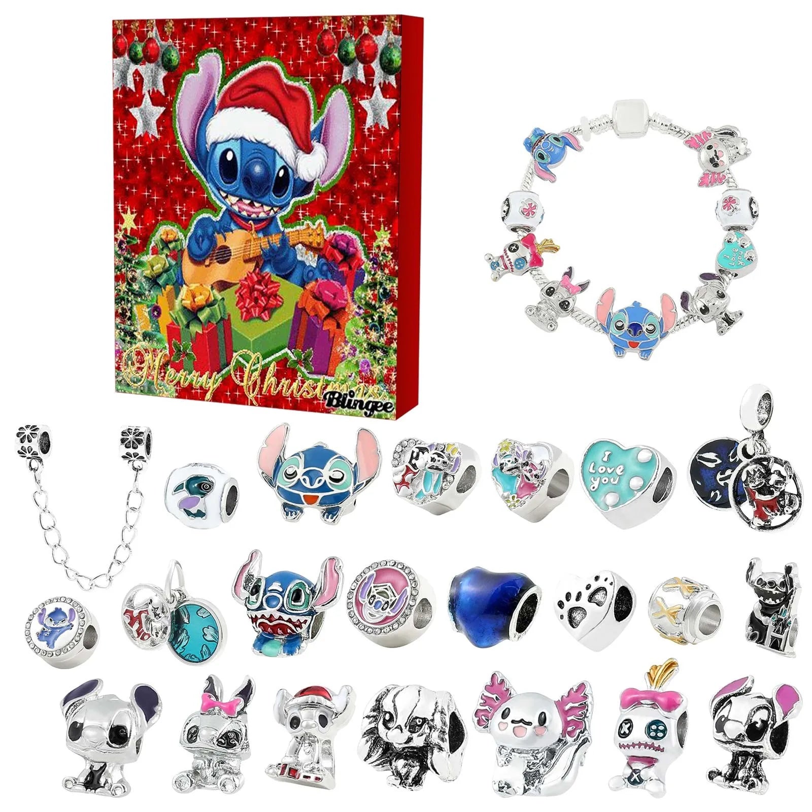 Set zum Herstellen von Adventskalenderarmbändern für Kinder