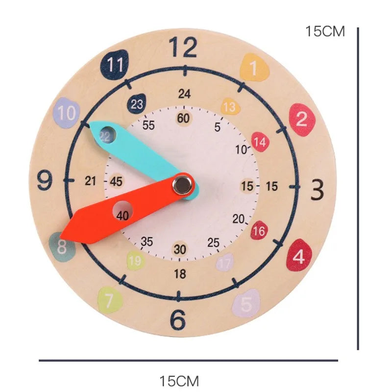 LæreTid Kinderuhr – Interaktive Lernuhr mit 12- und 24-Stunden-Format