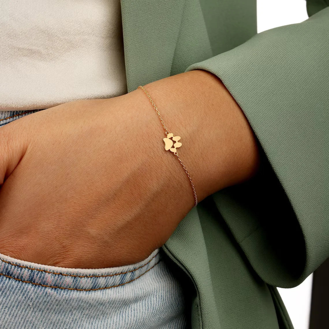 Personalisierbares Armband mit Hundepfotenabdruck – Ein Symbol für bedingungslose Liebe