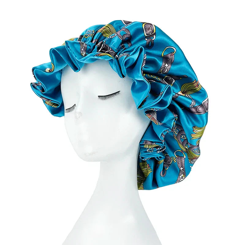 Helen - Stilvolle Satin Schlafhaube