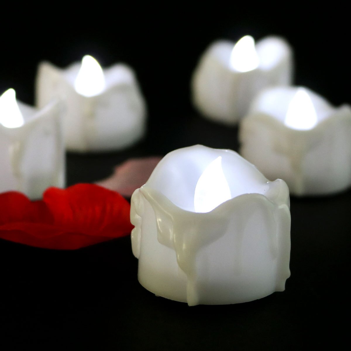 GlowEase LED Teelichter mit Fernbedienung