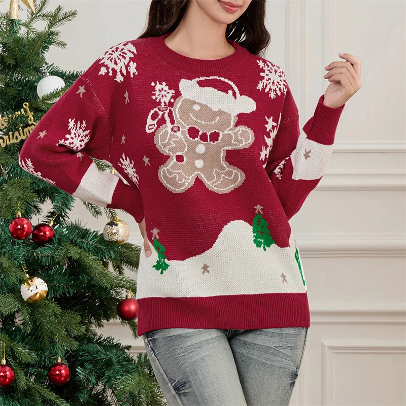 Ella-Pullover mit Lebkuchen-Print