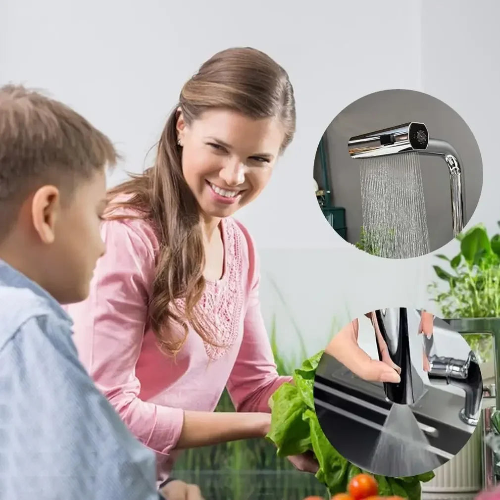 PureStream - Modernes 2-in-1 Wasserfilter und Belüfter