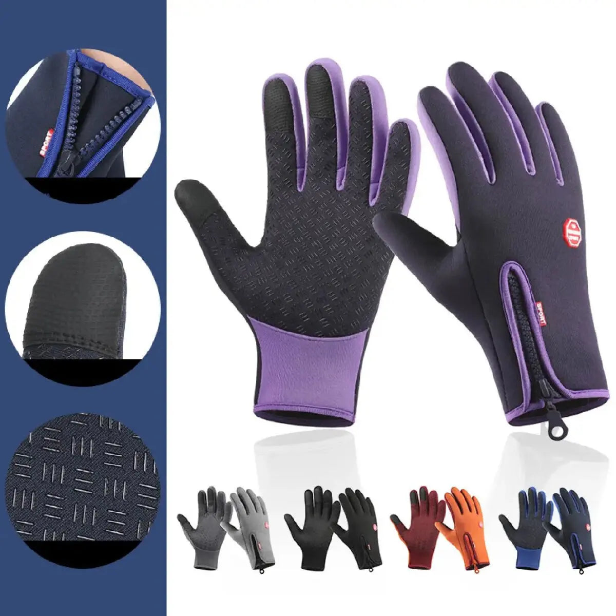 Touchscreen Winterhandschuhe – Warme Handschuhe für Radfahren, Fahren & Outdoor-Nutzung
