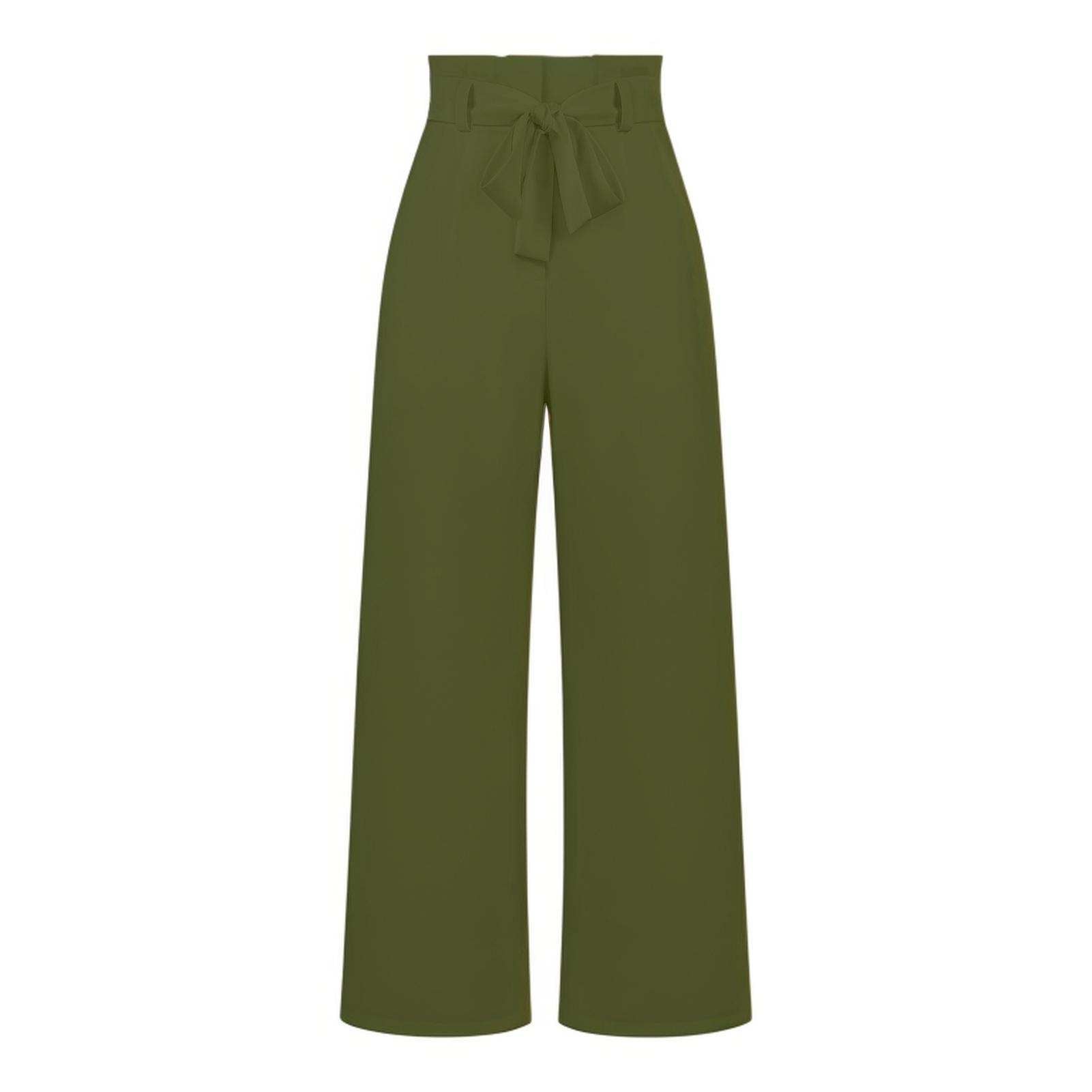 Sofie – Verstellbare Hochtaillierte Hose mit Weitem Bein