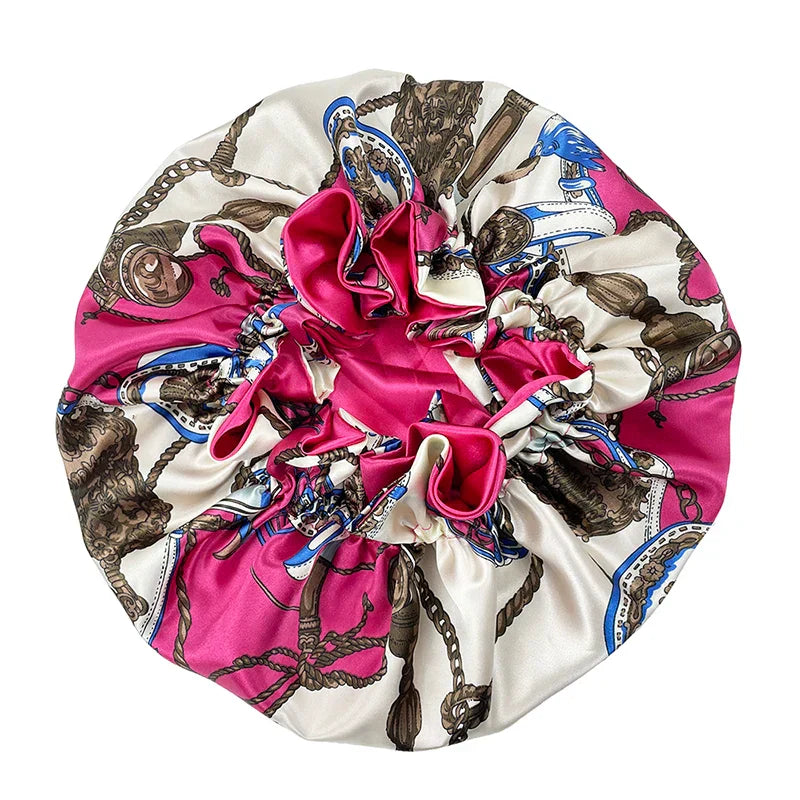 Helen - Stilvolle Satin Schlafhaube
