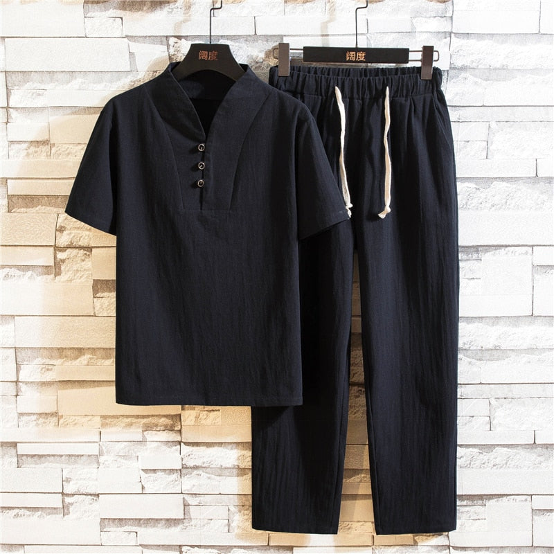 Noah - Sommerchic Kleidungsset aus Leinen
