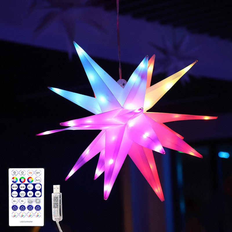 StarGlow - Buntes LED hängendes Sternenlicht mit Fernbedienung
