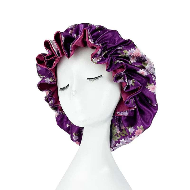 Helen - Stilvolle Satin Schlafhaube