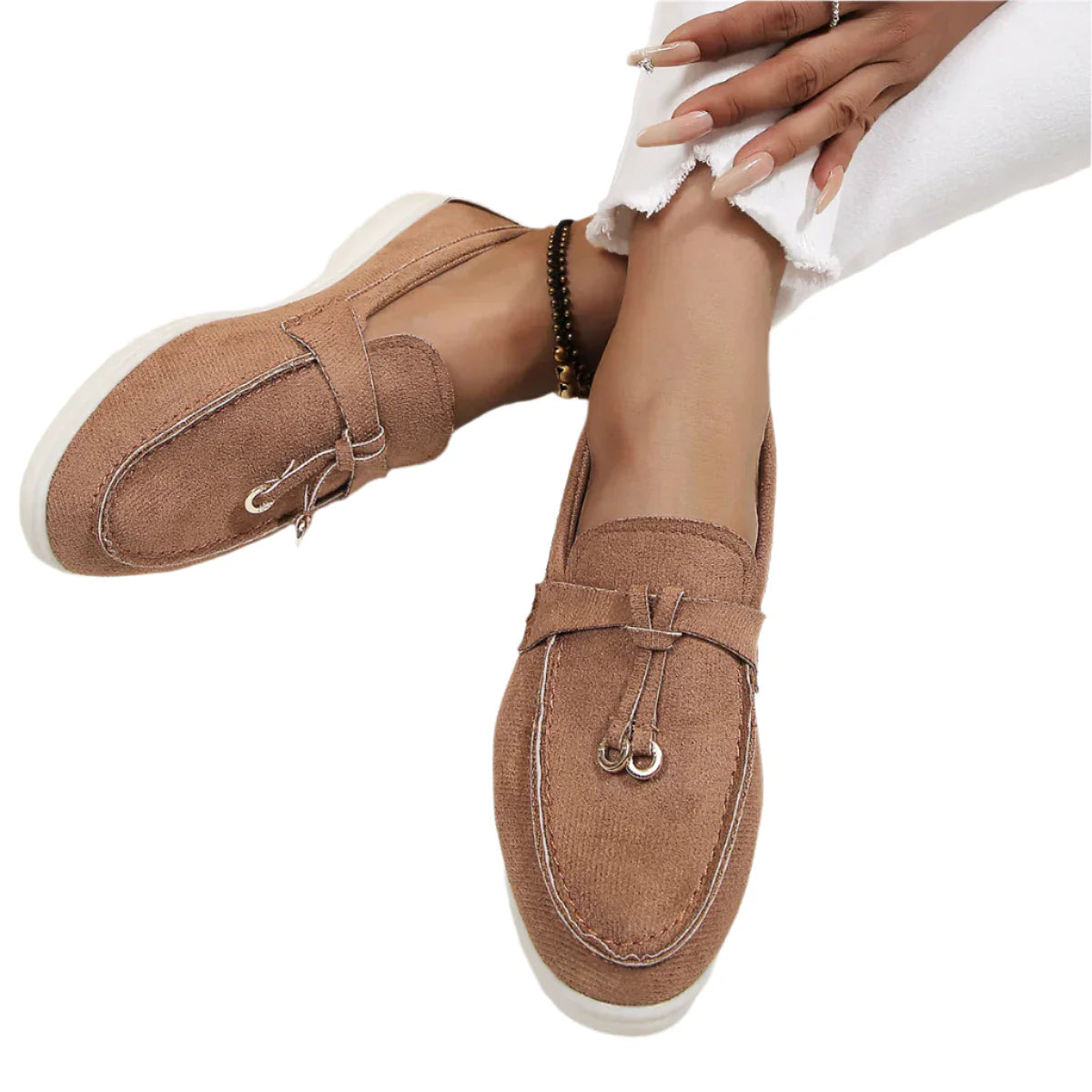 Sharon - Klassische Quaste Loafer für Damen
