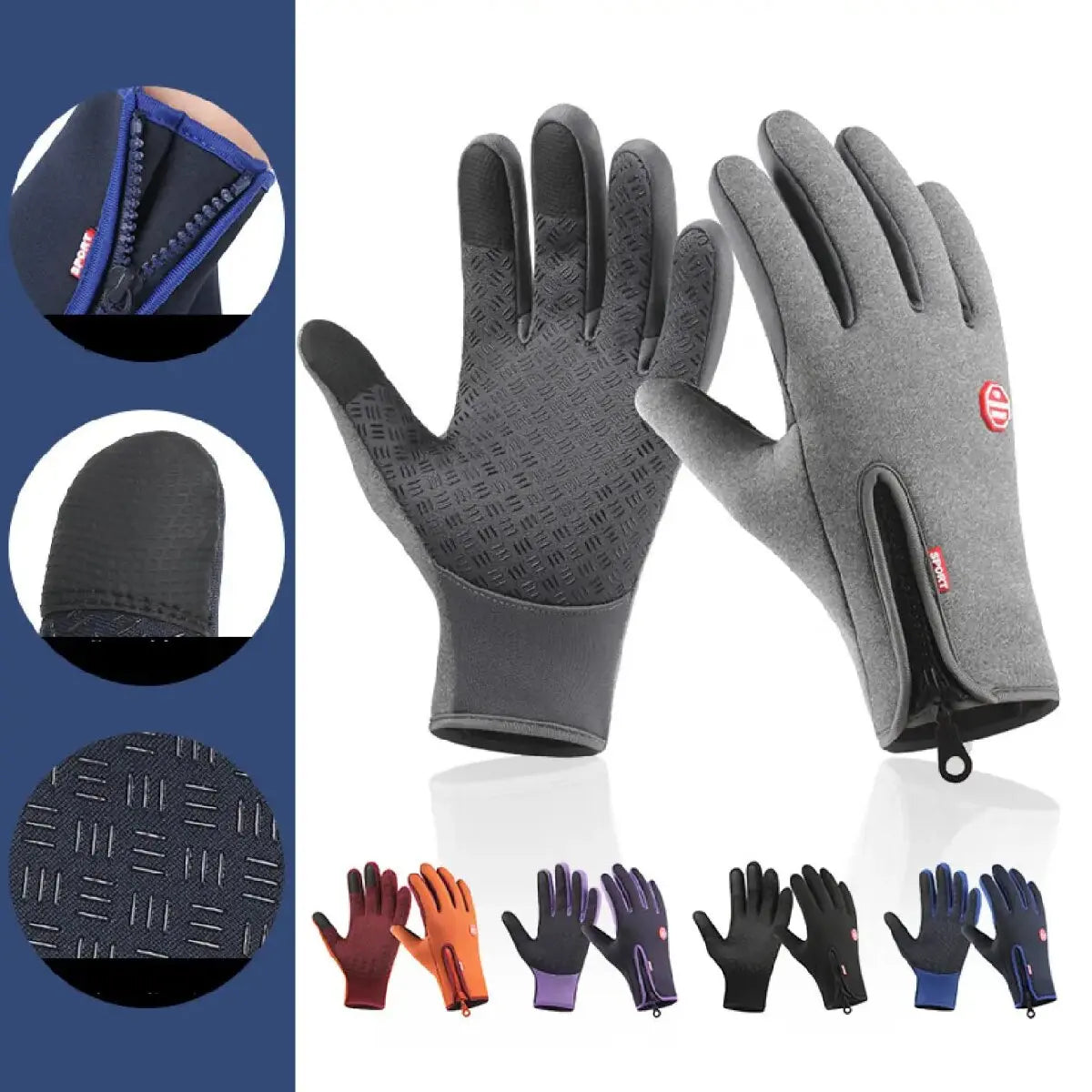 Touchscreen Winterhandschuhe – Warme Handschuhe für Radfahren, Fahren & Outdoor-Nutzung