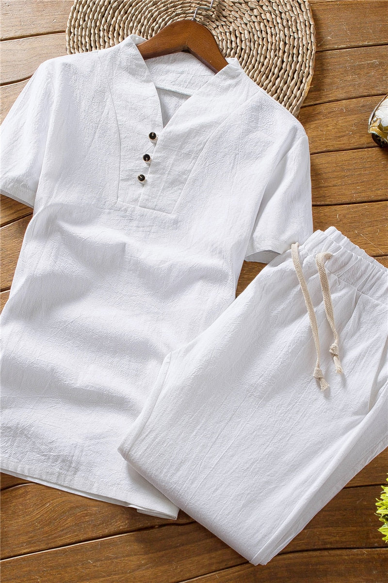 Noah - Sommerchic Kleidungsset aus Leinen