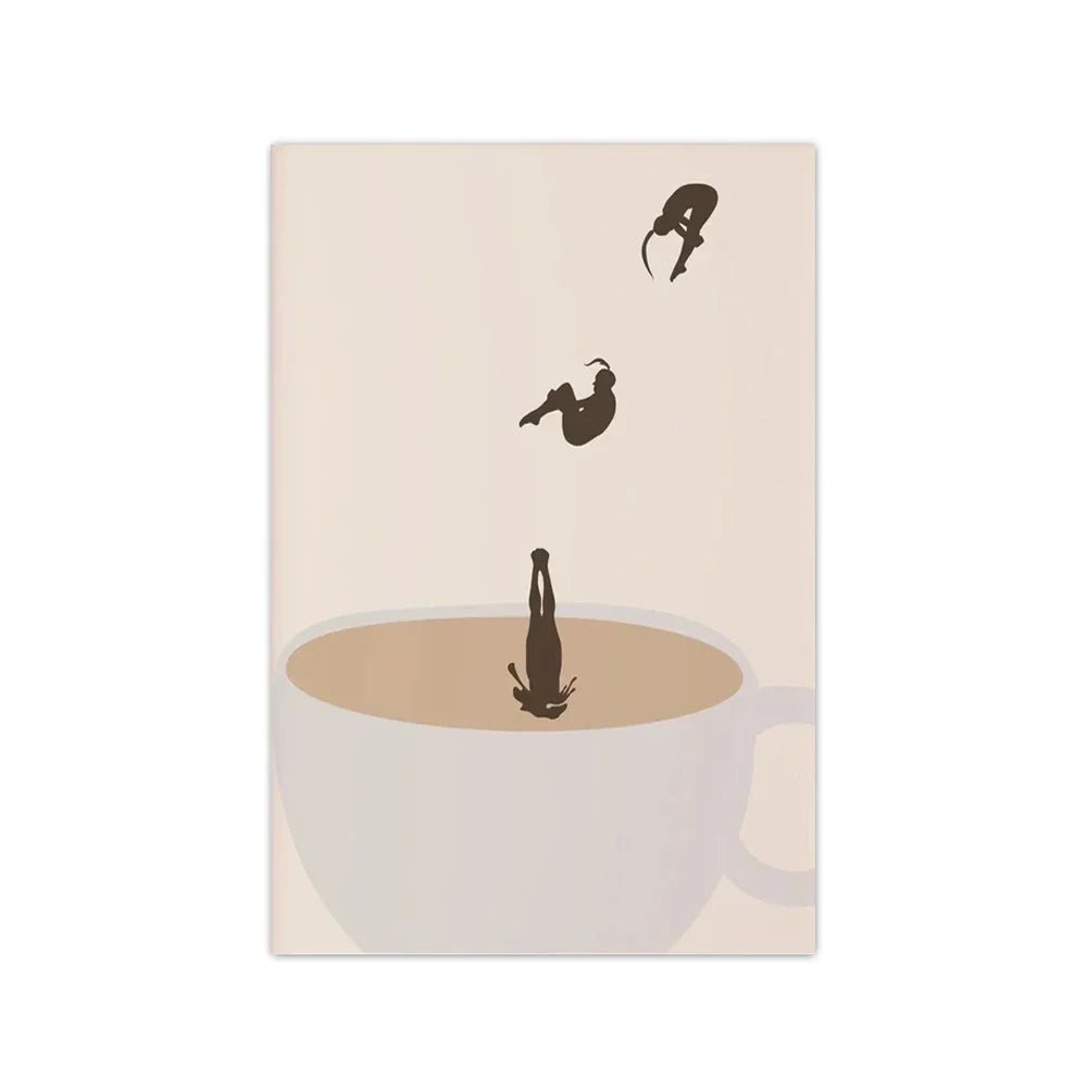MugDive - Fantasievolle Kunstplakate inspiriert von Kaffee