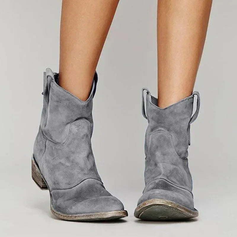 Rustler Vintage Western-Stiefel für Frauen – Bequemer Cowgirl-Stil bis zur Wade