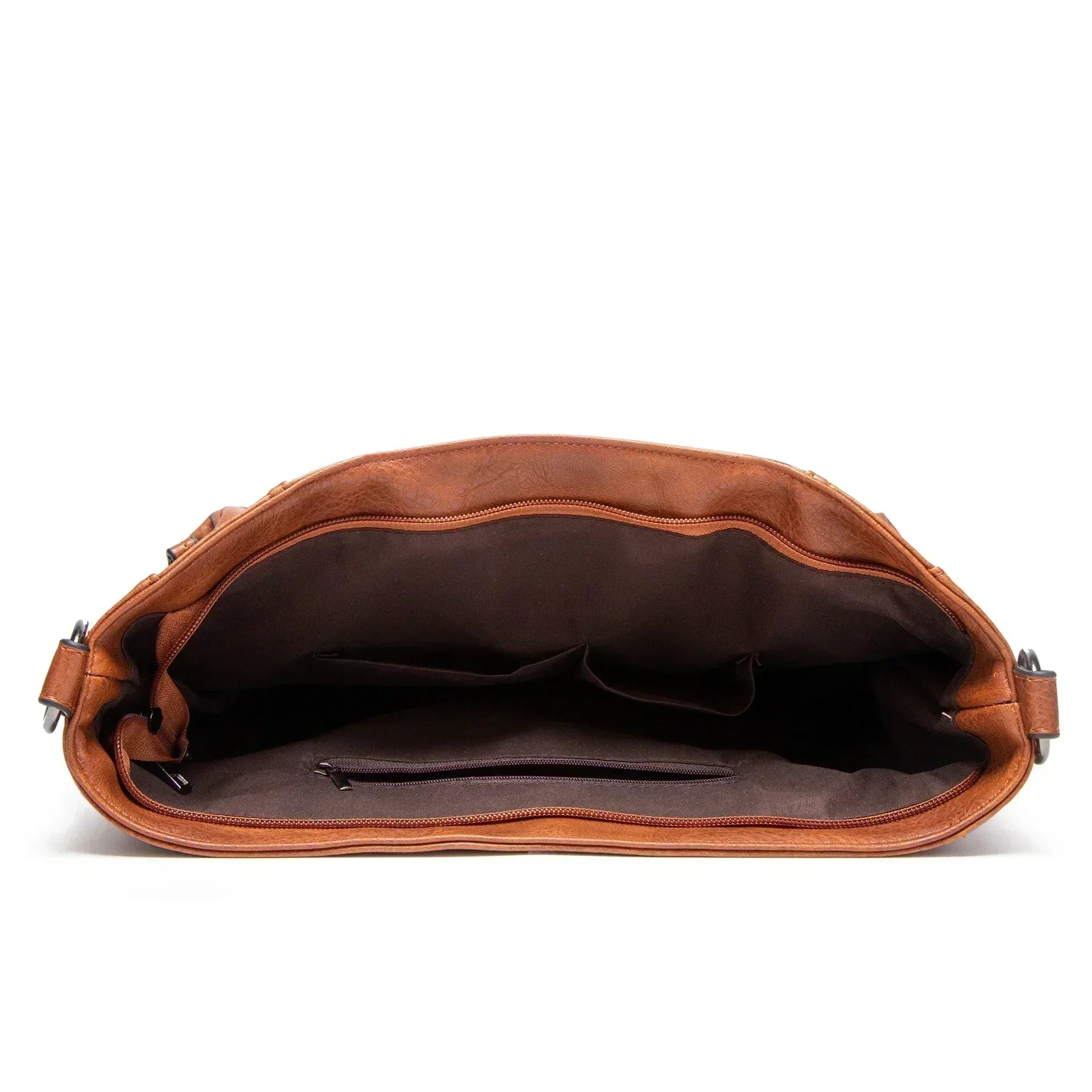 Miriam - Geräumige Hobo-Schultertasche mit Reißverschluss