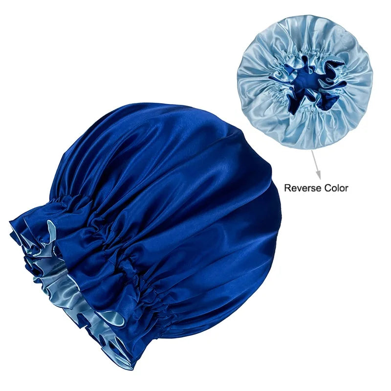 Helen - Stilvolle Satin Schlafhaube