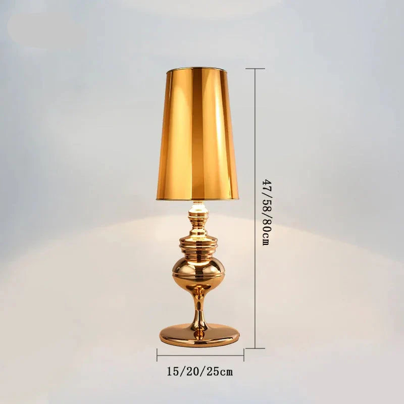 OpulenceGlow - Luxuriöse Barock-Stil Tischlampe