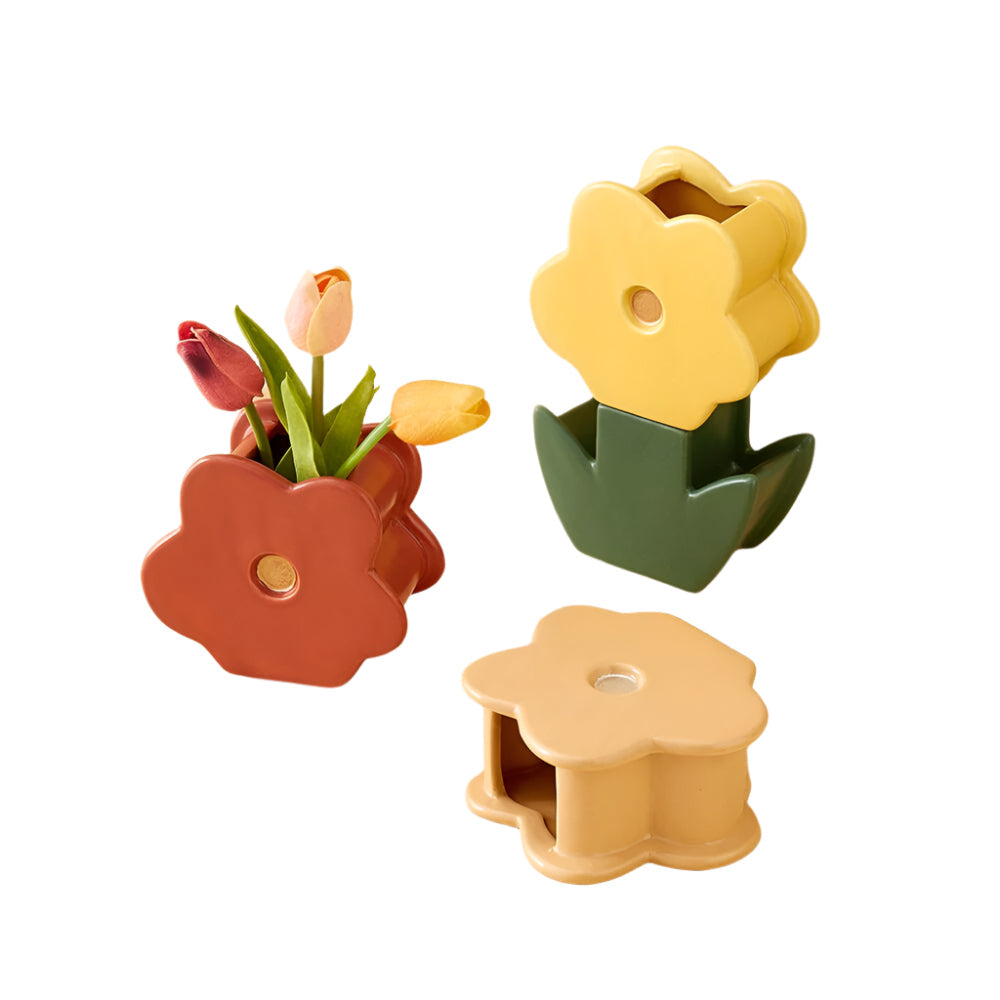 Nordic Bloom Vase – Lebendiges dekoratives Highlight