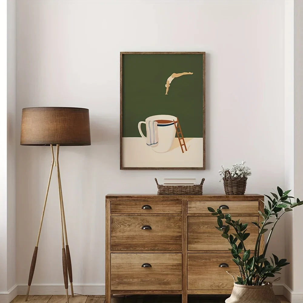 MugDive - Fantasievolle Kunstplakate inspiriert von Kaffee