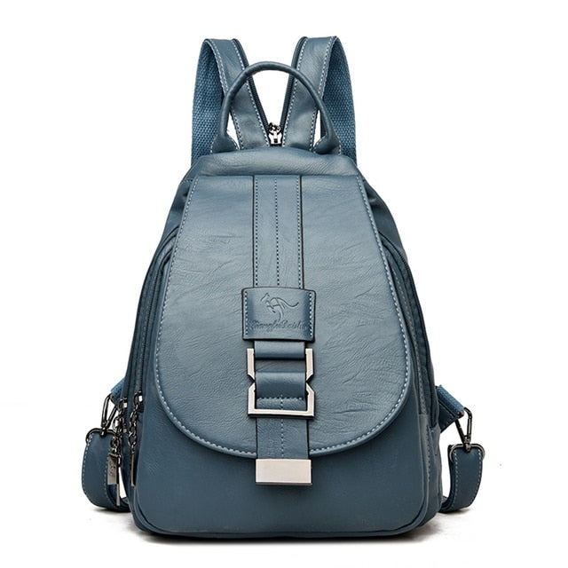 Beatrice - Stilvolle und vielseitige Rucksack mit Klappverschluss