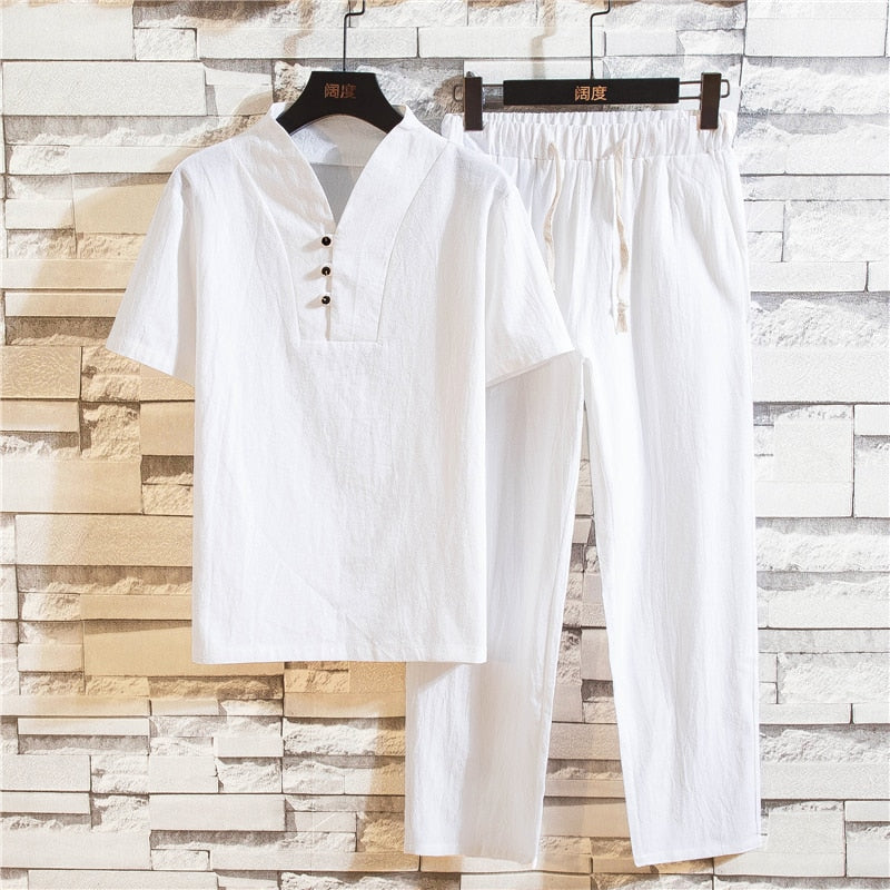 Noah - Sommerchic Kleidungsset aus Leinen