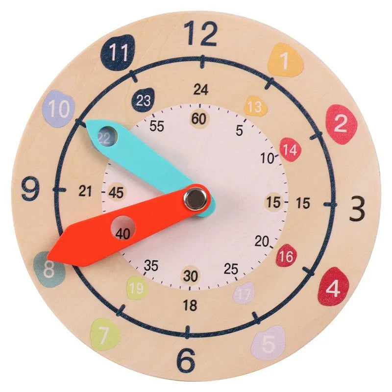 LæreTid Kinderuhr – Interaktive Lernuhr mit 12- und 24-Stunden-Format