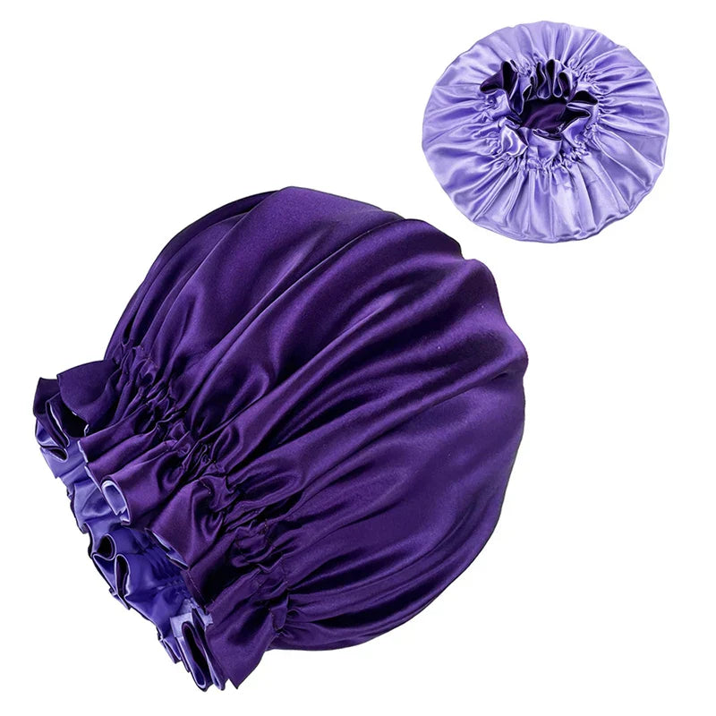 Helen - Stilvolle Satin Schlafhaube
