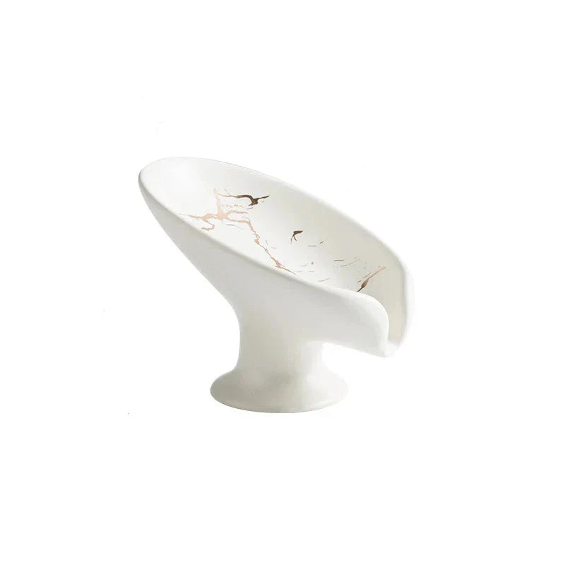 LuxeLeaf - Elegante blattformede Seifenschale für das Badezimmer