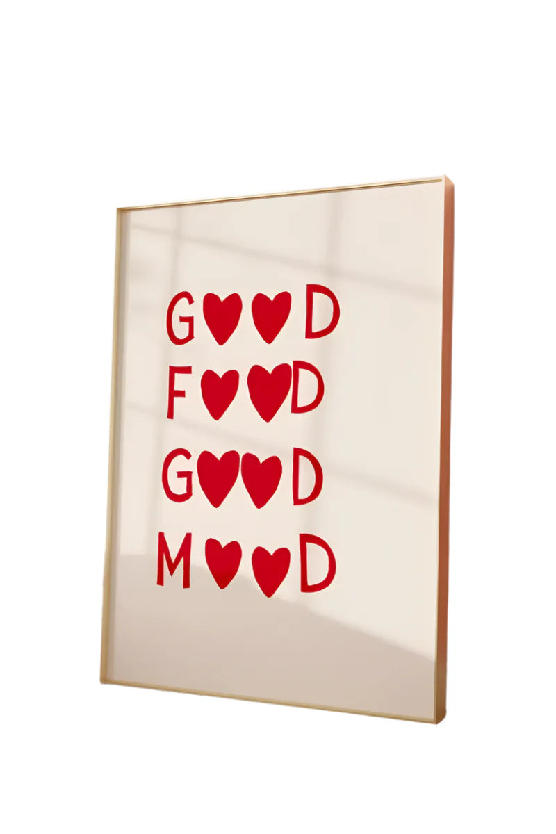 KitchenWhimsy - Legesyg Wanddekoration mit Lebensmittelpostern