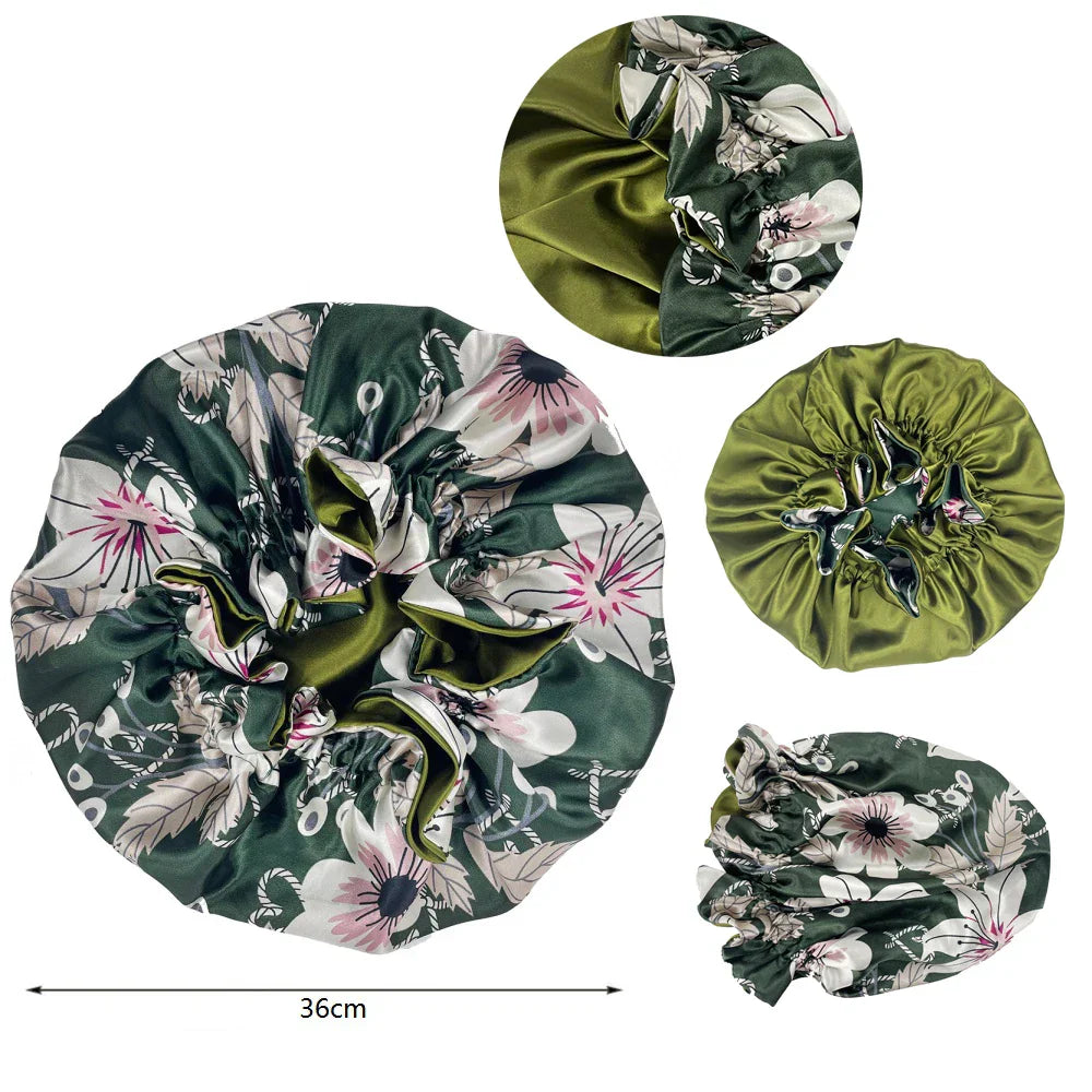 Helen - Stilvolle Satin Schlafhaube