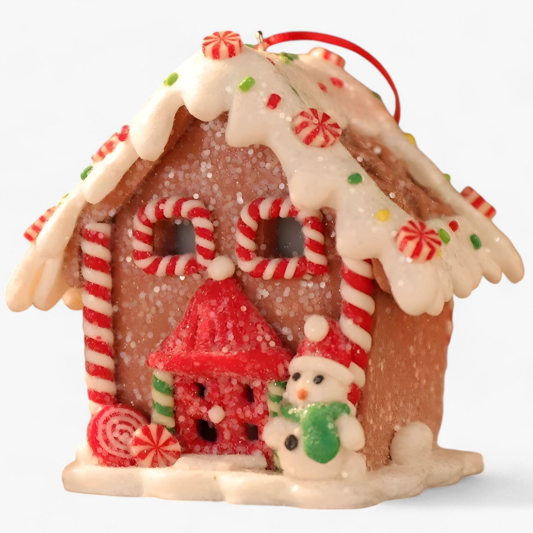 Hängendes Weihnachtslebkuchenhaus