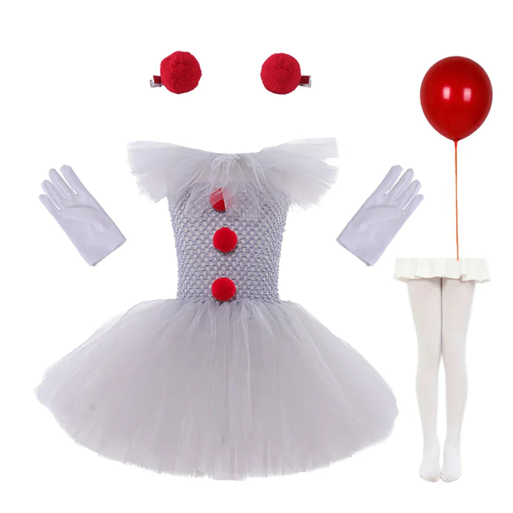 Charlotte Gruseliger Clown Tutu Kleid