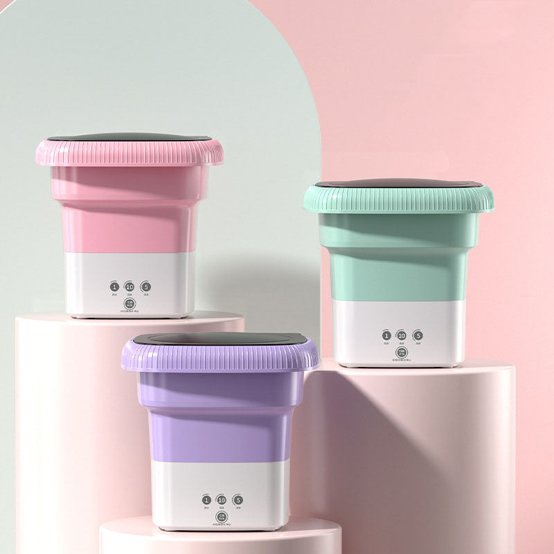 AquaFold Mini Waschmaschine – Kompakte, faltbare Waschmaschine für einen smarten Lebensstil