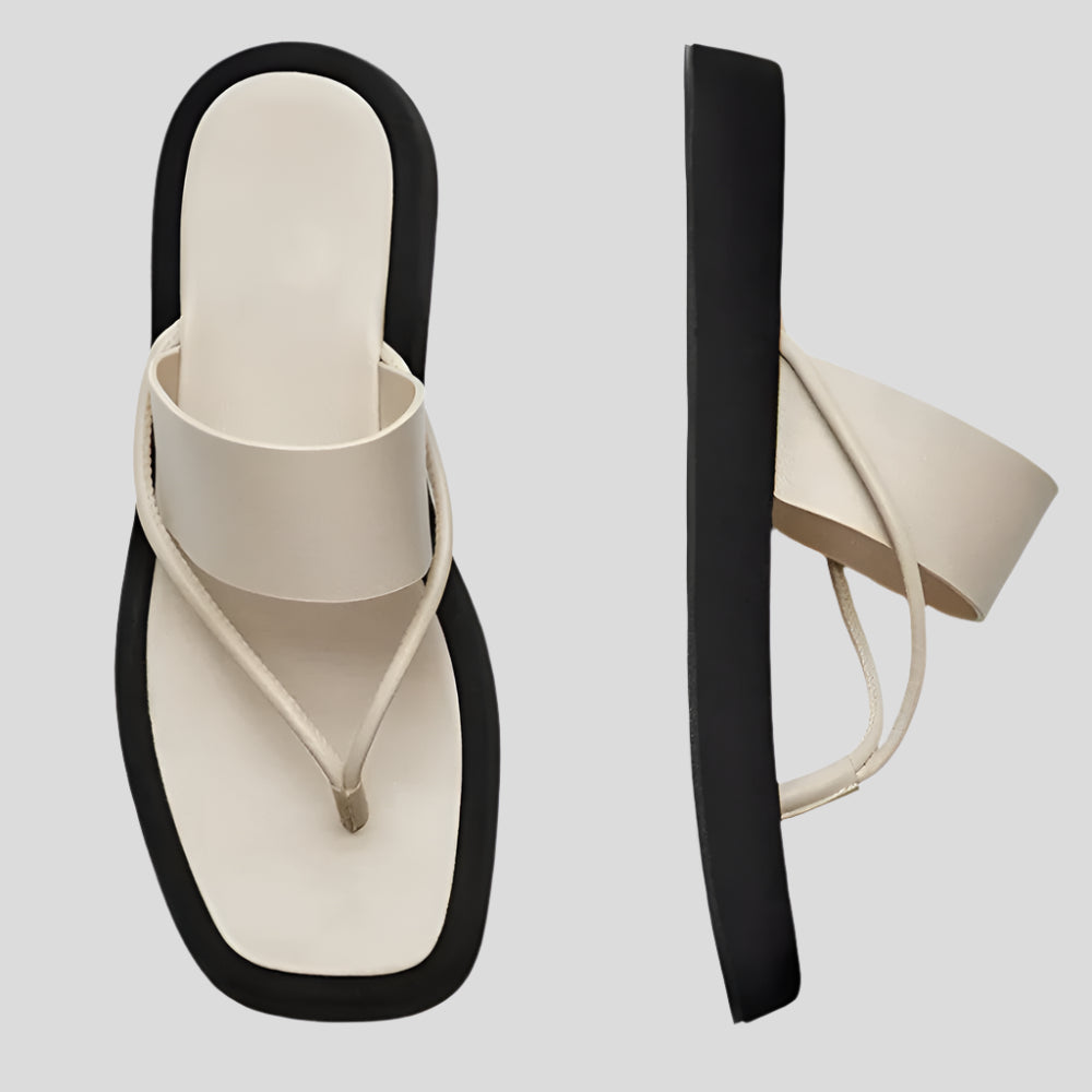 Mariani Damen Flip-Flops mit dicken Sohlen – Stilvoller Komfort für Sommertage