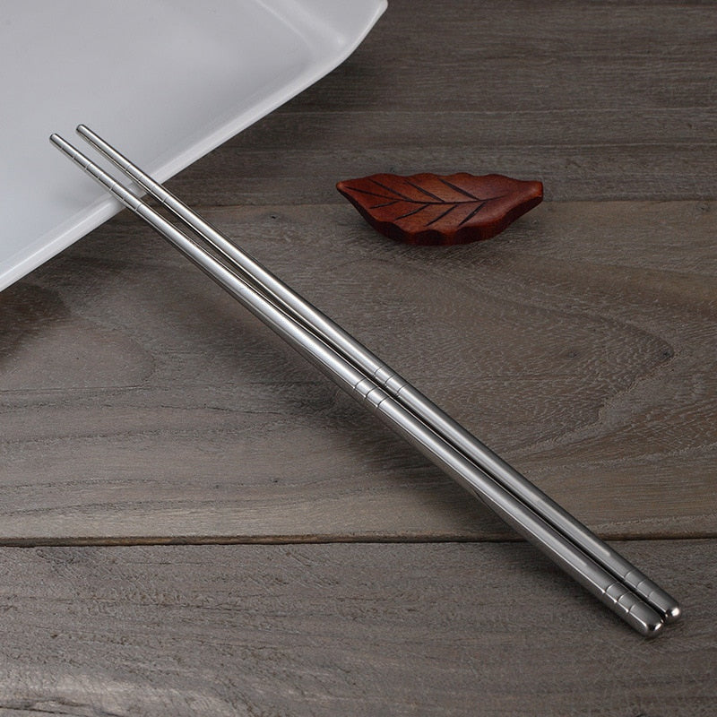 EcoChop - Mehrweg-Essstäbchen aus rostfreiem Stahl