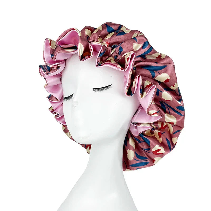 Helen - Stilvolle Satin Schlafhaube