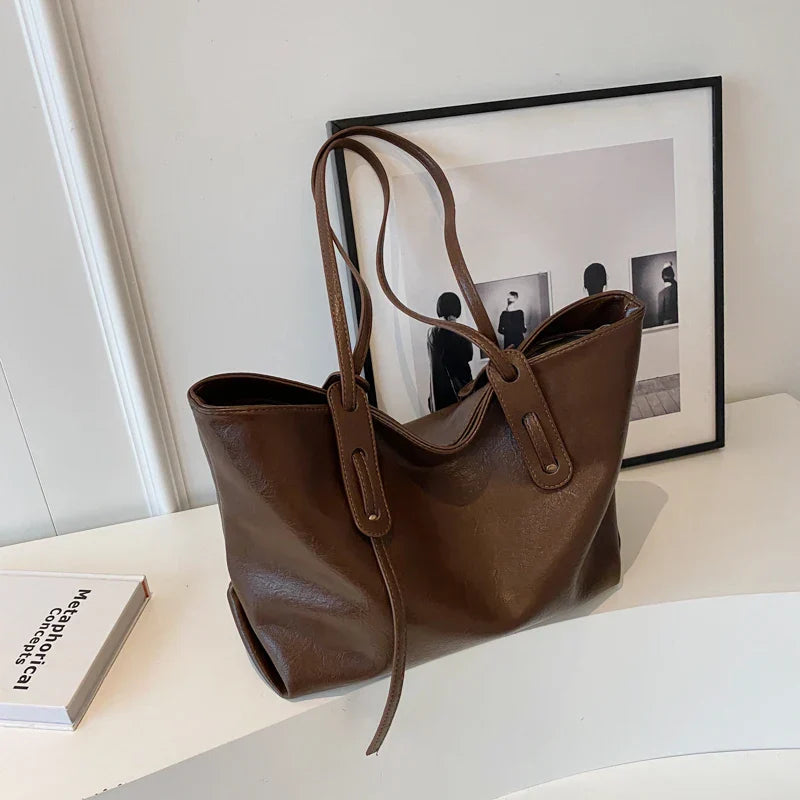 Georgia - Modetrend Leder Schultertasche